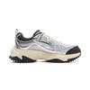 Li Ning QIAO Star V2 Cushioning Slip Resistant Abrasion Resistant Low Top Casual Shoes Women's Silver Black AGCV370-2