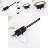 Punk Style Belt With Allhole Design And Chain Decoration For Trendy Street Fashion And Accessories