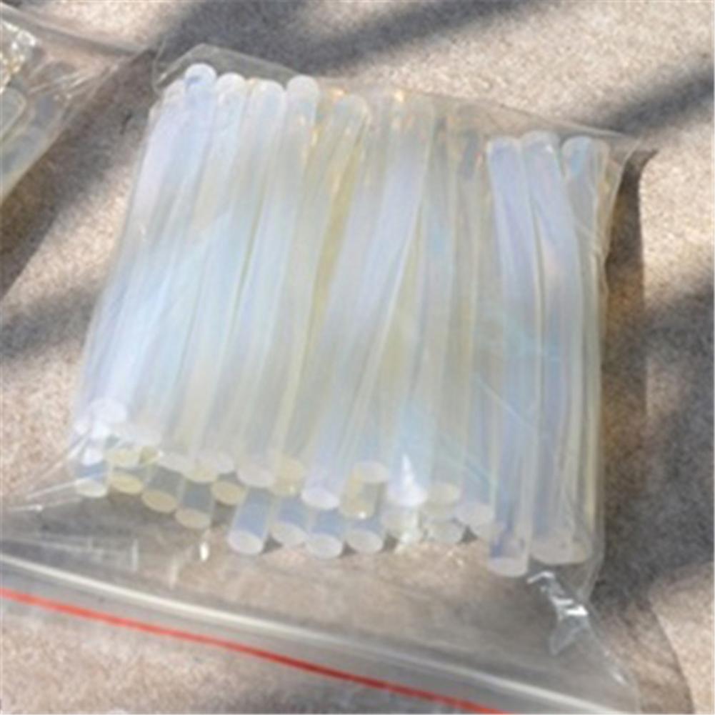 10pcs Hot Melt Glue Stick DIY Super Stick Glue Brute Force Translucence White 7x100mm High Viscosity Glue Glue Stick Repair Tool