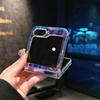 Samsung Z Flip7/6 Glossy Corrugated Laser Magnetic Case