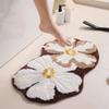Imitation cashmere bathroom floor mat toilet toilet toilet door  absorbent foot mat household quick-drying carpet