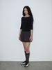 TEXT ROOM Agnes Boxer Shorts_Black