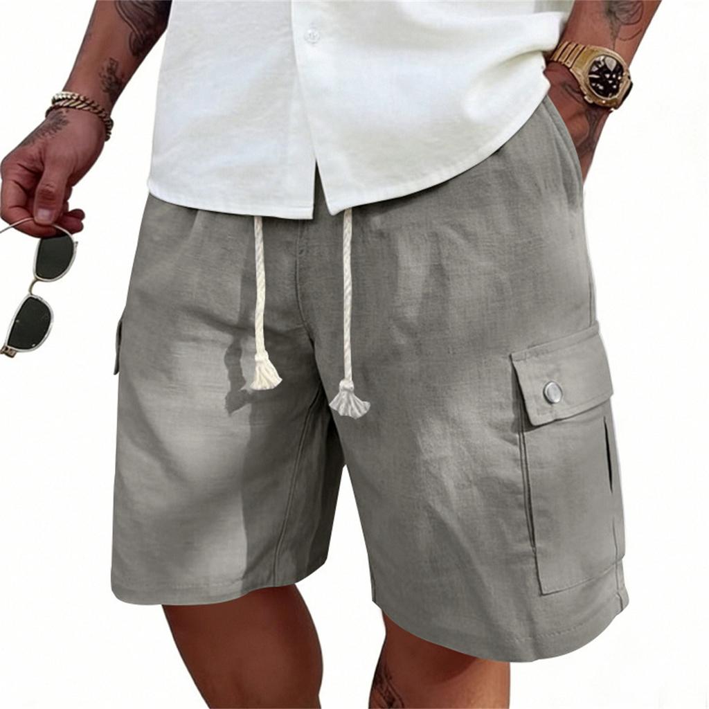 Men's Sports Shorts Multi-pocket Overalls