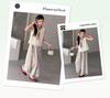 Girls' Summer 2026 Stylish Vest & Wide-Leg Pants Two-Piece Set