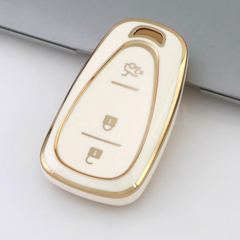 New TPU Car Key Case Key Cover For CHEVROLET Cruze Spark Camaro Volt Bolt Trax Malibu Captiva Equinox Trax Tracker AVEO Lova