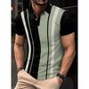 Summer Men's Short Sleeved Polo Shirt for Street Casual Fashion