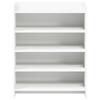 Shoe Cabinet with Storage White 73.5 X 36 X 92 Cm Engineered Wood