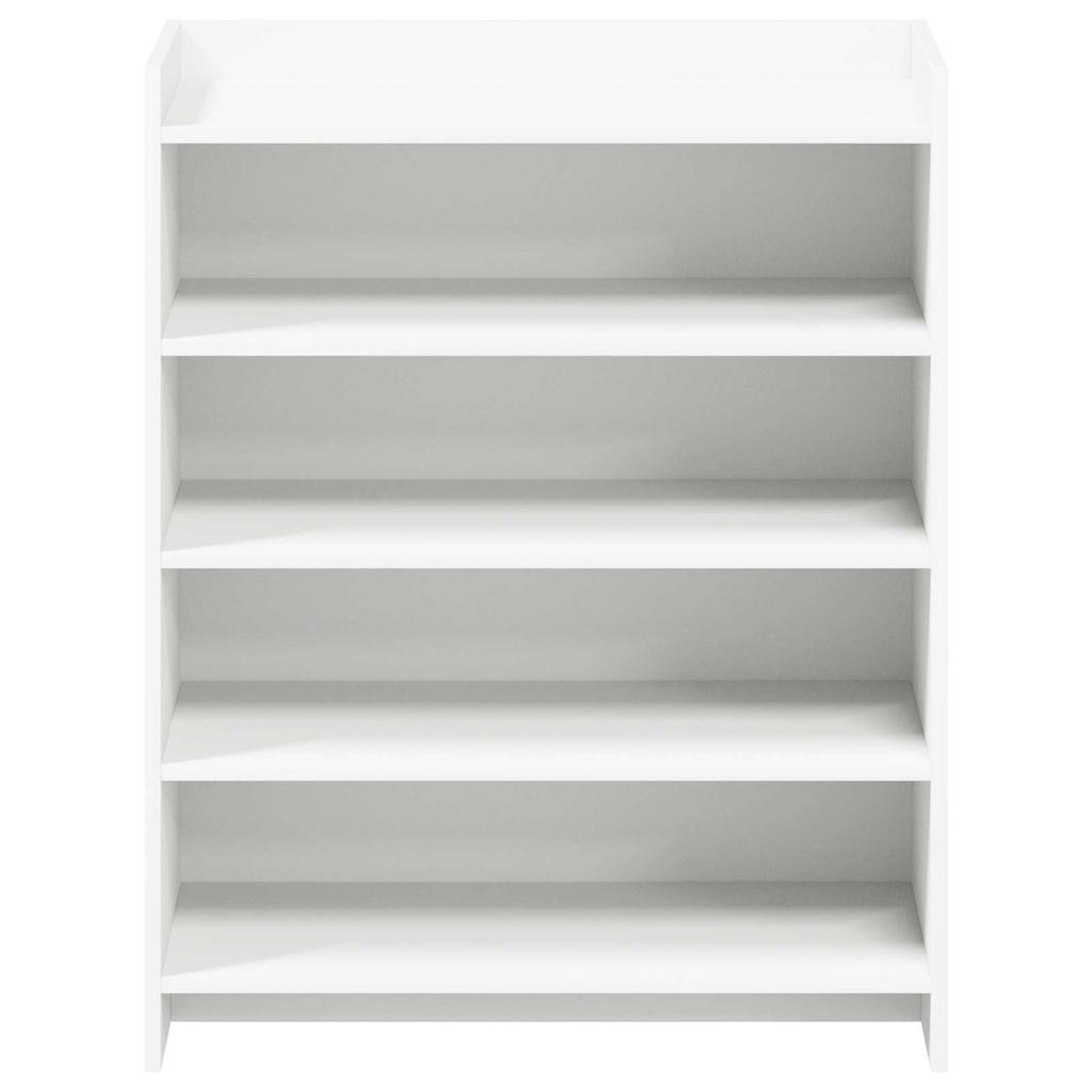 Shoe Cabinet with Storage White 73.5 X 36 X 92 Cm Engineered Wood