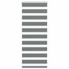 VidaXL Store Zebra Dark Grey Fabric Width 50.9 Cm Polyester, Zebra Roller Blind, Zebra Blind for Window, Blind 4014122