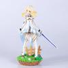 New 19cm Anime Genshin Impact Figure Barbara Aether Lumine Pvc Action Figure Collectible Decoration Collection Doll Toys