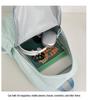 Girls' Versatile Shoulder Bag: Cute Embroidered Bow Backpack for Students and Travel