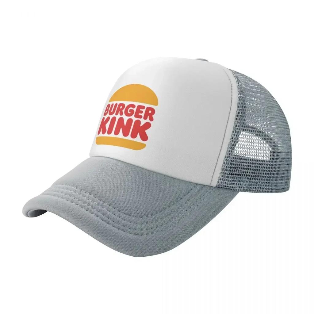 Classic Burger Kink Letters Pool Party Mesh Baseball Caps For Womens Personalized FeUnisex Beach Dad Hats Hip Hop Trucker Cap