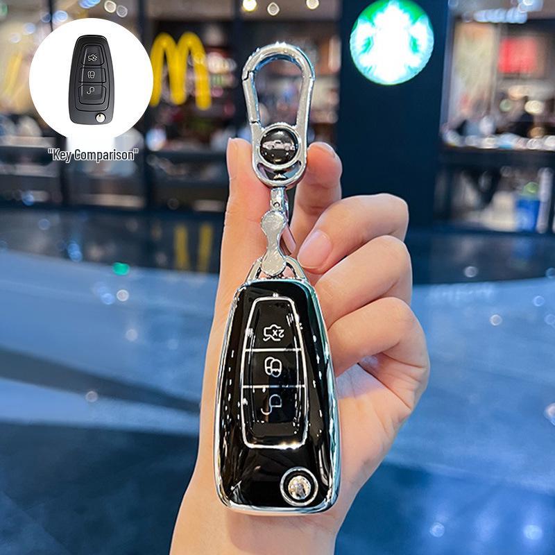 High-Grade Protective Key Shell for Ford Focus, Escort, and Kuga - Unisex