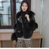 Haining fur coat women's new fine imitation fox fur fur integrated young celebrity style fur coat