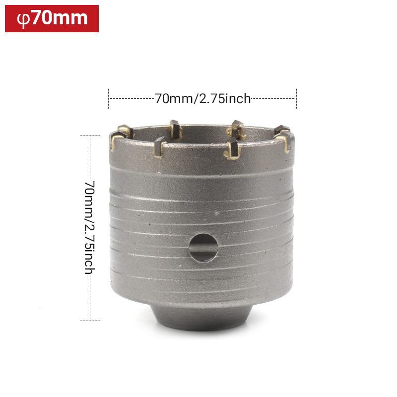Wall Hole Opener Air Conditioning Pipe Impact Electric Hammer Drill Drill Drill Tool Brick Wall through Wall Dry Drilling Reamin