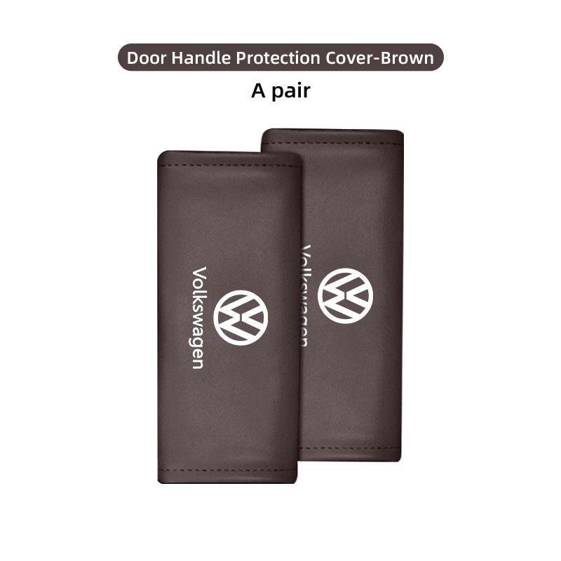 BAG1 Car Inner Door Armrest Pull Handle Non-slip Protective Cover For Volkswagen VW Passat Golf 4 5 6 Tiguan Polo Scirocco Jetta CC