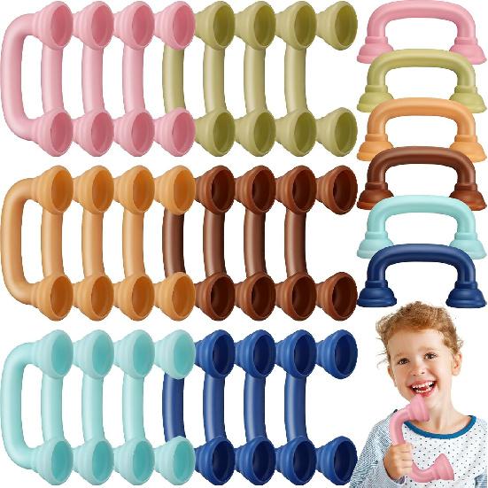 Shappy Bulk Whisper Reading Phones 24 Pcs Whisper Auditory Feedback Phone Classroom Manipulative Hear Myself Sound Speech Therapy Tool for Kids