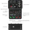 Portable Audio Interface Professional Mini External Sound Card Mixer 48V Computer Guitar Studio Dual Channel Audio Device