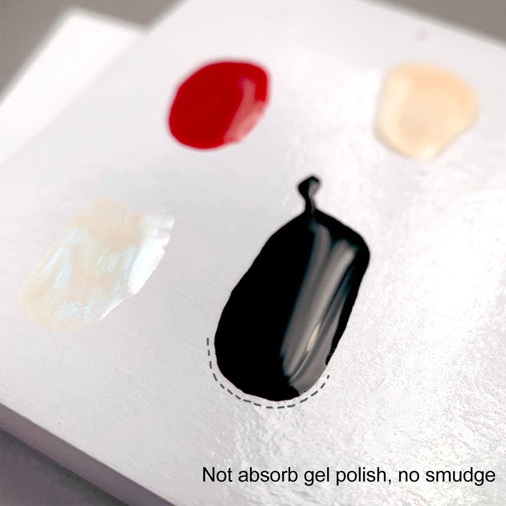 Disposable Nail Art Mixing Paper Portable Home Salon Gel Polish Palette Paper for Nail Artist Novice