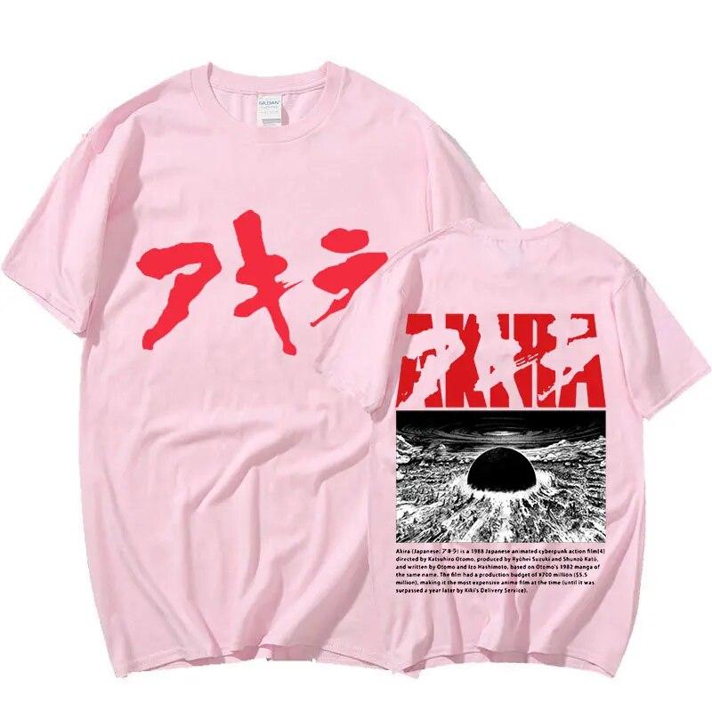 90s Anime Akira Graphic T-shirts Vintage Unisexga Kaneda Shotaro T-shirt Unisex's Fashion Harajuku Gothic Oversized T Shirt Streetwear