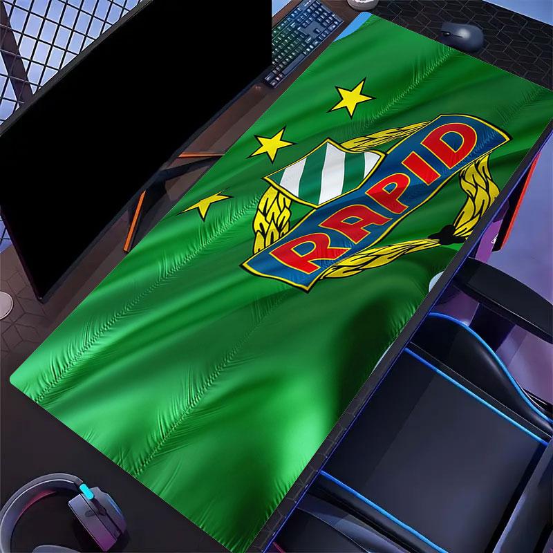 Rapid Vienna Mouse Pad, Large Gaming Desk Mat, Non-slip XXL Mousepad for Laptop & Tablet, Mini PC Playmat with Stitched Edges