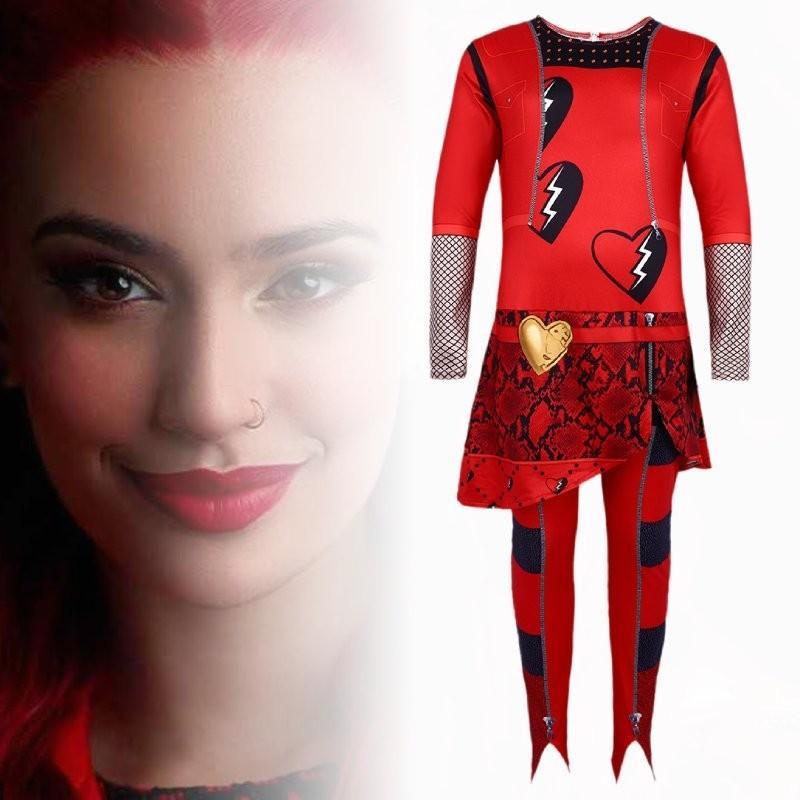 Colorful Comfortable Descendants Cosplay Bodysuit For Halloween Stage Performances