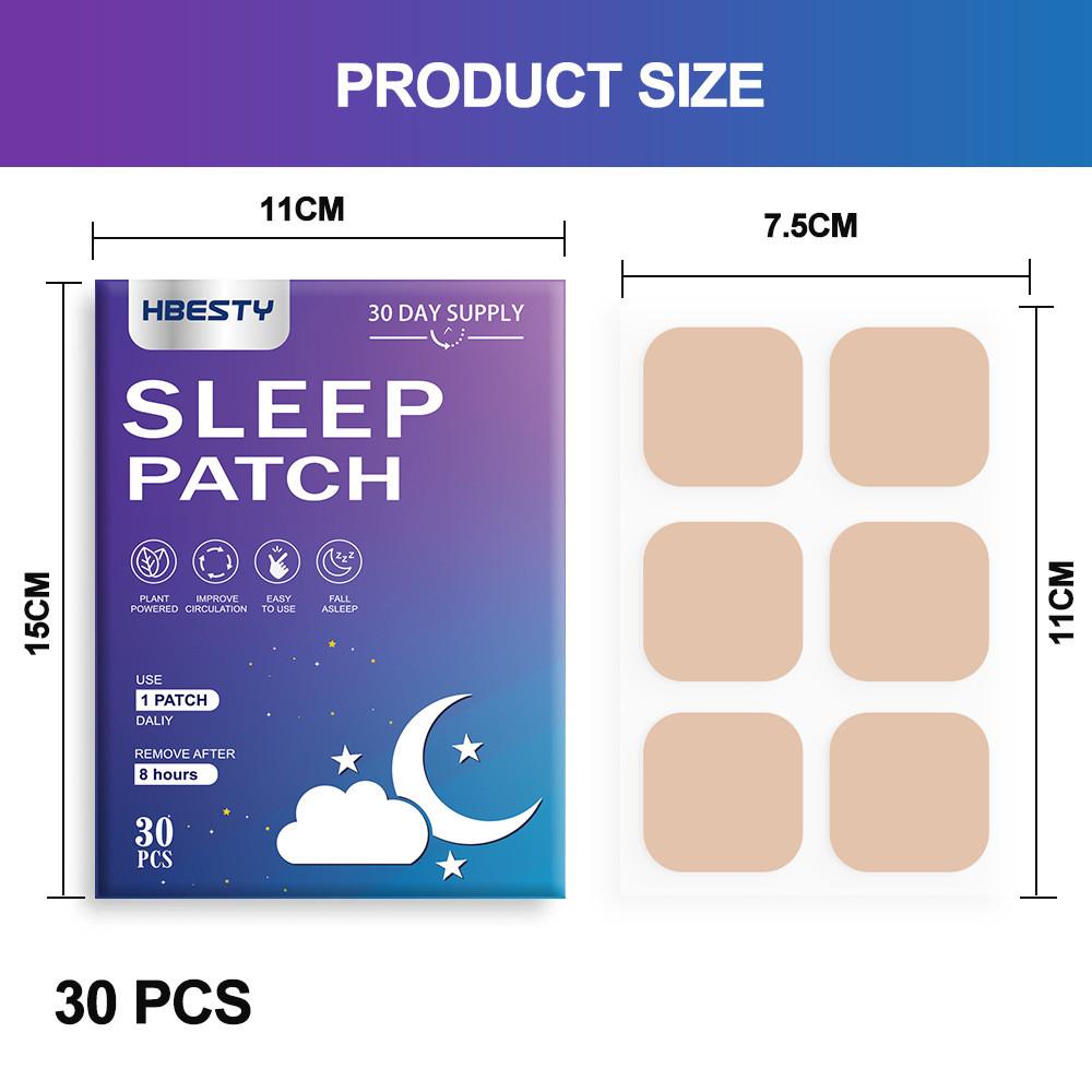 Hbesty Sleep Herbal Patches 30 Count Relaxing Formula For Stress Relief And Restful Sleep