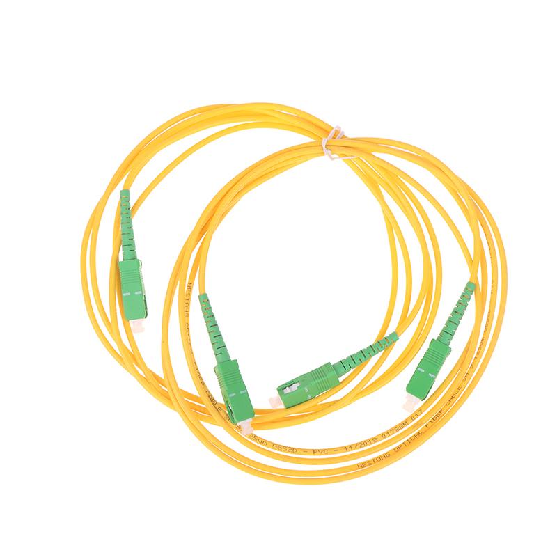 Sc /Apc-Sc/Apc Fiber Optical Patch Cord Single Mode 9/125 G652D Lszh 1M2M3M Fiber Optic Jumper Cable