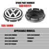 4Pcs Car Styling 56/65/66MM Wheel Center Hub Caps Cover For Volkswagen VW R R32 MK4 GTI Golf Polo Tiguan Passat Jetta TouranLP9