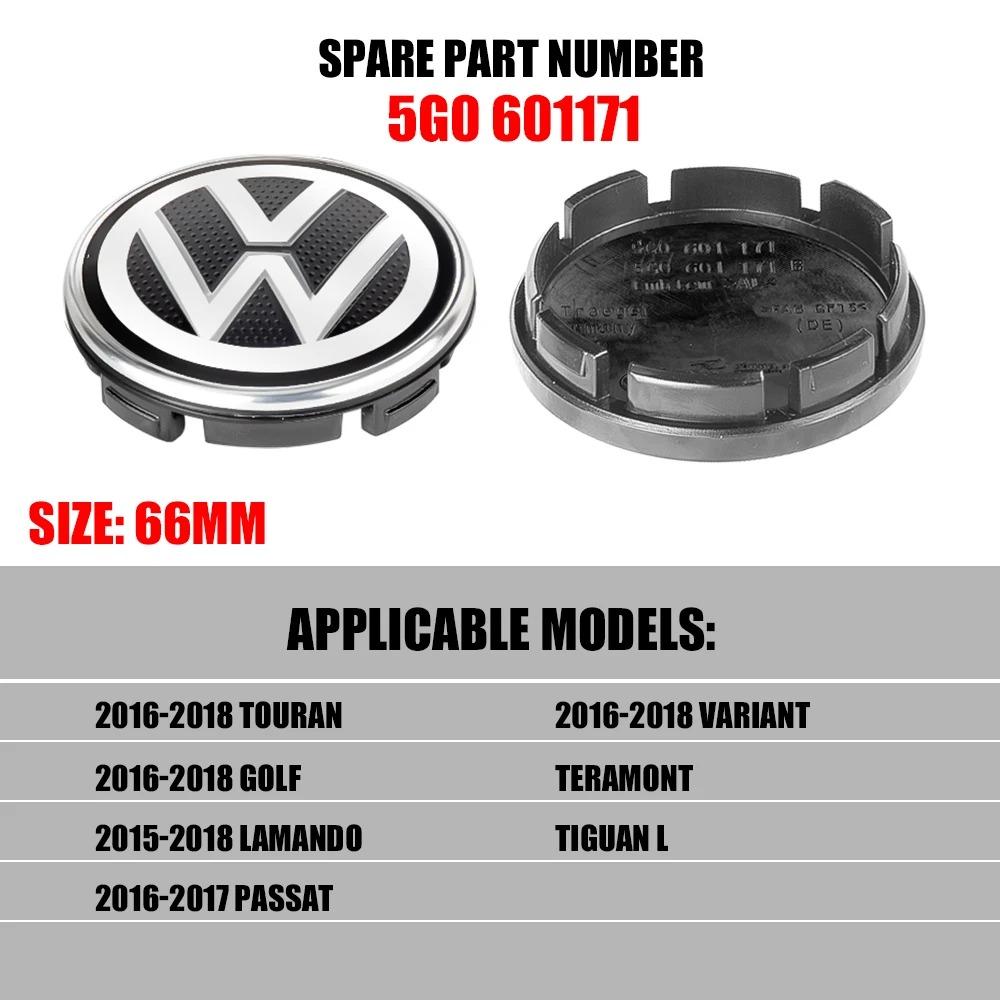 4Pcs Car Styling 56/65/66MM Wheel Center Hub Caps Cover For Volkswagen VW R R32 MK4 GTI Golf Polo Tiguan Passat Jetta TouranLP9