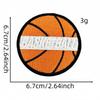 Sports Cartoon Basketball Embroidered Patch - Clothing Accessory Label