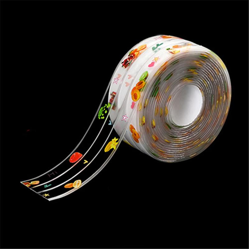 Adesivo per Giunti Impermeabile Multicolore per Lavello da Cucina Autoadesivo Nastro per Fessure Toilette Bagno Piano di Lavoro Striscia Sigillante Antimuffa