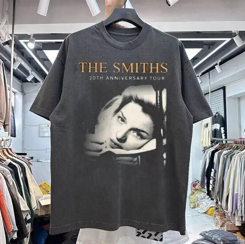 

The Smiths 20th Anniversary Tour Graphic Black Unisex Tshirt Reprint S5XL Unisex T-Shirt S