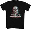 The Terminator 80 Movie Video Glitch T-800 Red Eyes Men T Shirt
