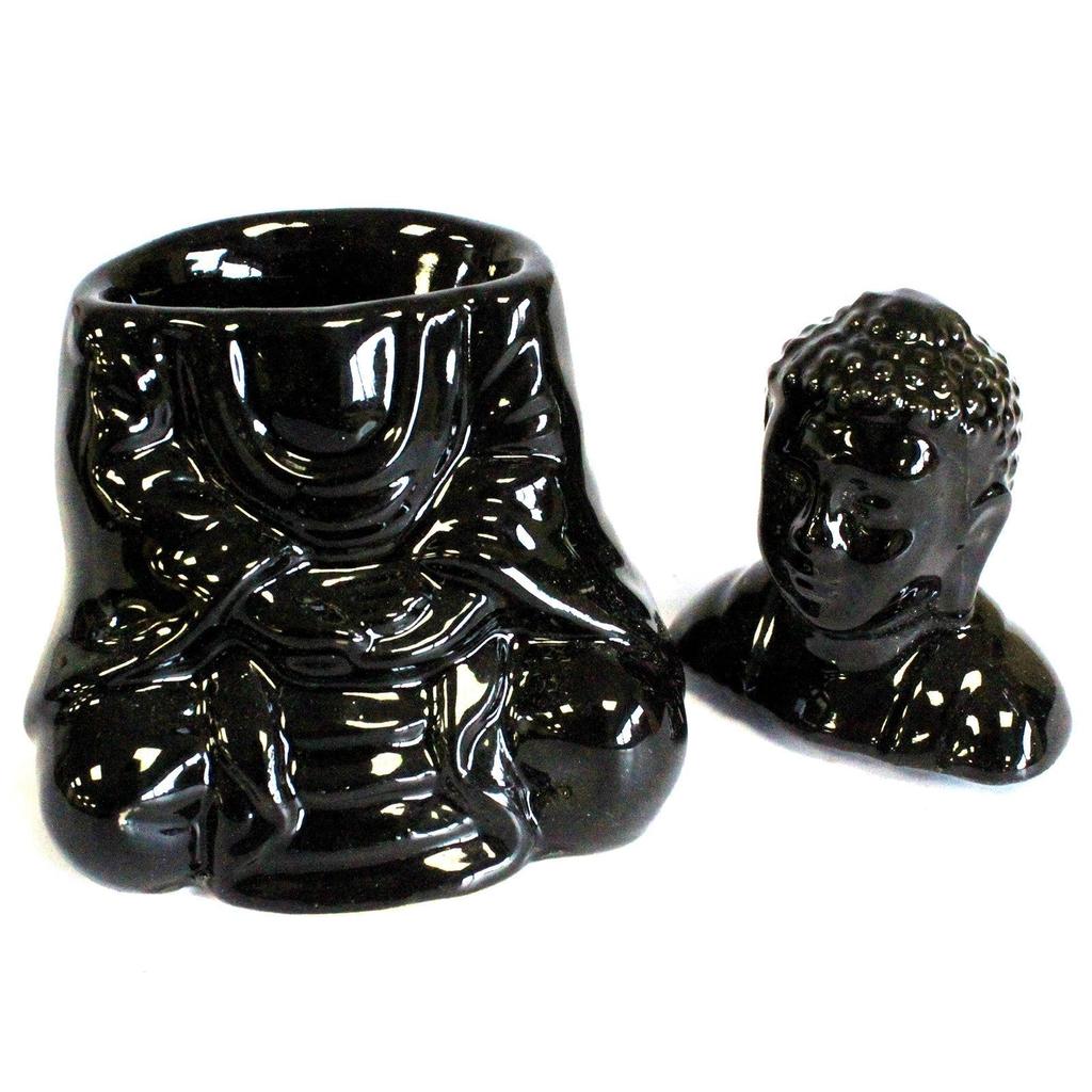 Buddha Oil Burner, Black