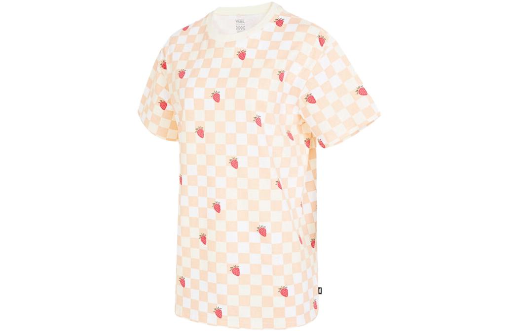 Vans T Shirt Women s Beige Yellow VN00091QC1F M