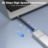 USB C Cable Thunderbolt4 / USB4 Cable 240W Charging USB4 Cable,Support 40Gbps Data Transfer,8K@60Hz Video
