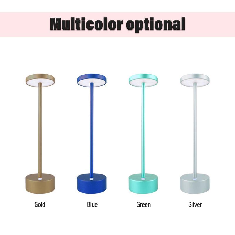 AXFU Outdoor Hotel Dining Restaurant Decorative Bed Side Table Lamp Cordless Usb Rechargeable Table