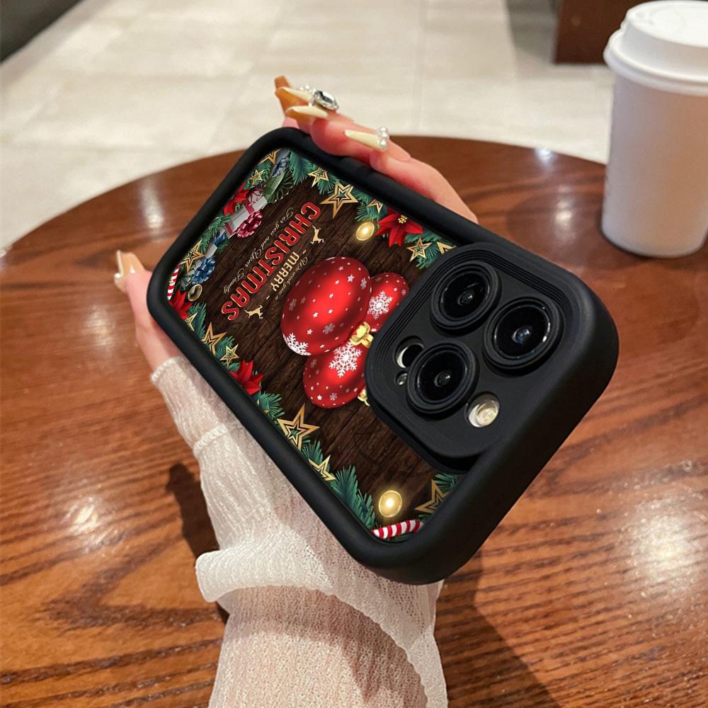 Ae103 Christmas Tree Christmas Phone Cases for Samsung M54 A72 M23 Moto G30 Google Pixel 9 OnePlus 11 Infinix Tecno Angel Eye Ladder Protective Cover