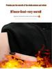 Women's Black Velvet High-Waist Fishtail Skirt - Thickened, Autumn/Winter, Medium Length with Slit Hip Wrap Design