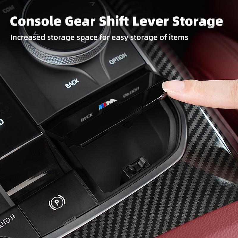 2025 Caldo Scatola Portaoggetti Console Centrale Anteriore per Auto Contenitore Organizzato Accessori Per BMW Serie 3 Serie 4 G20 G22 G26 G32 X1 X2 G