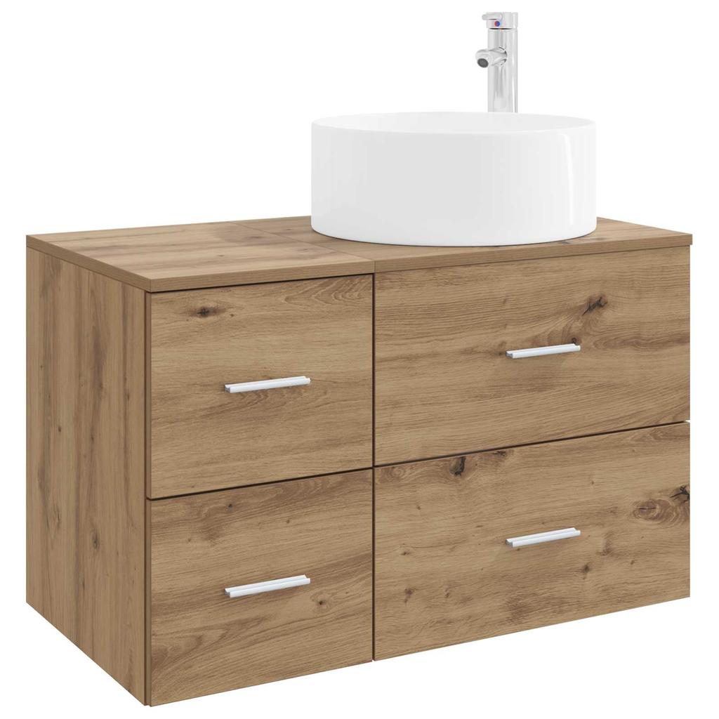 Bathroom Furniture Set 2 Pcs. Artisan Oak Engineered Wood