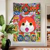 Yo Kai Watch Anime Hanging Bohemian Tapestry Bohemian Wall Tapestries Mandala Cheap Hippie Wall Hanging