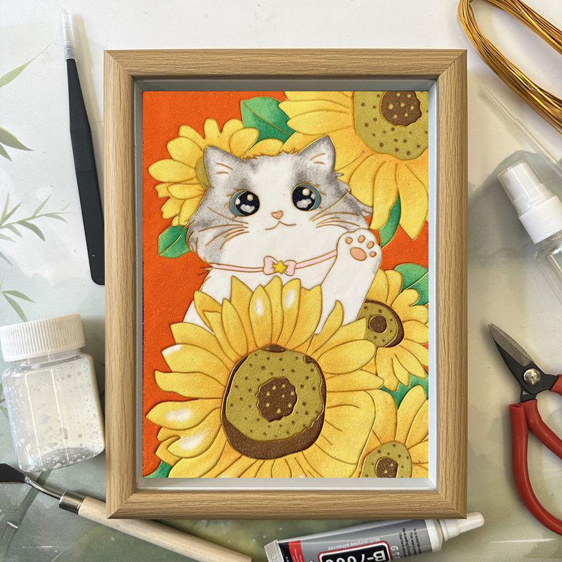Cloisonné Enamel Painting Kit: Handmade Heritage Gift & Photo Frame Display