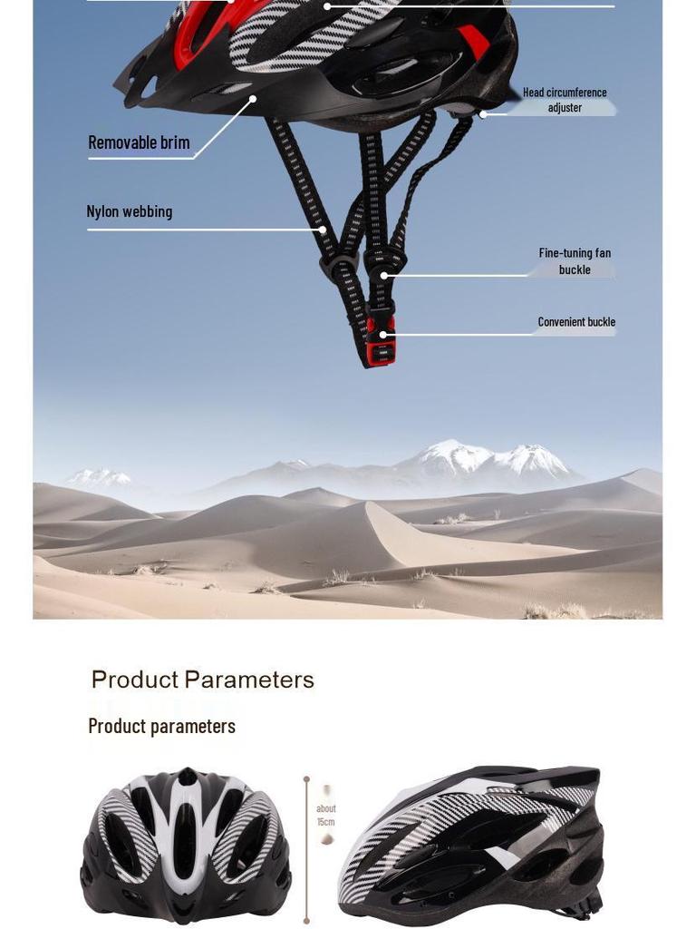 Unisex Bicycle and Mountain Road Riding Protective Helmet