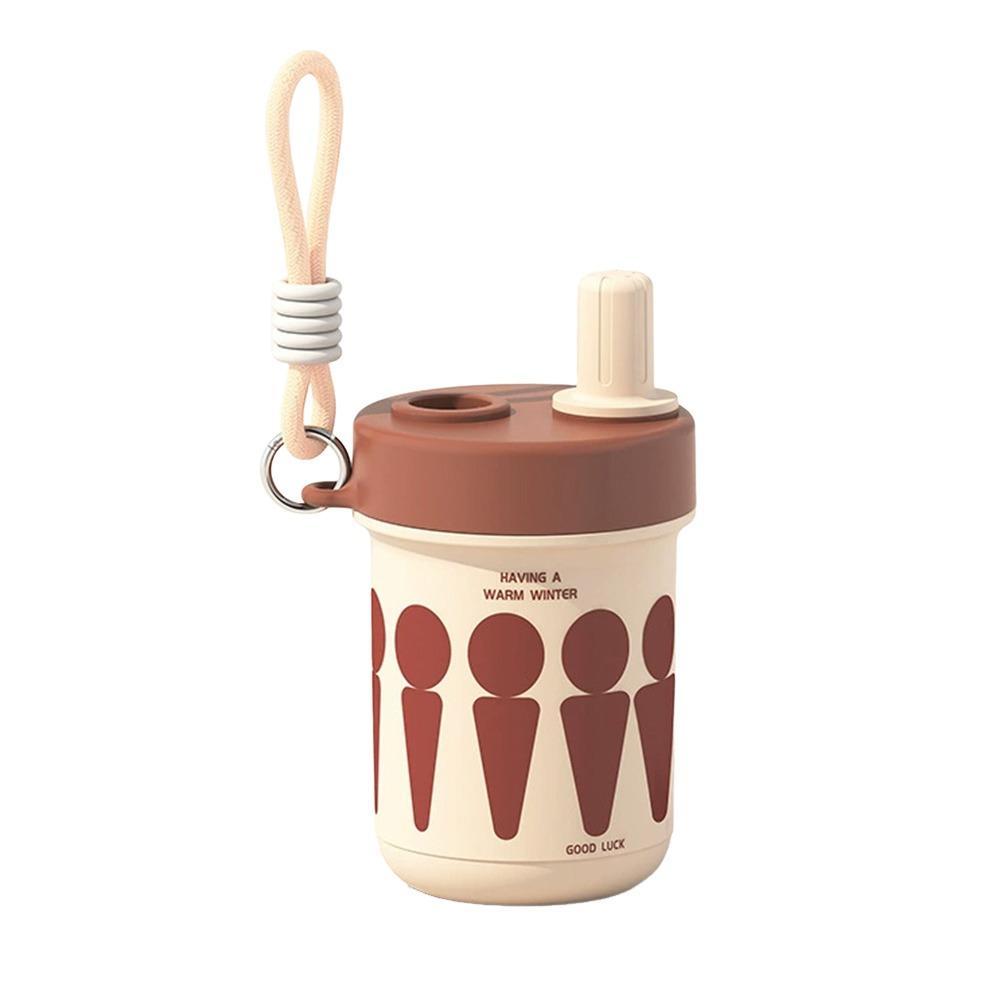 

With Straw Tea Teaky Drinking Cup 304 Stainless Steel/PP Accompanying Water Bottle Gifts Red PP Liner