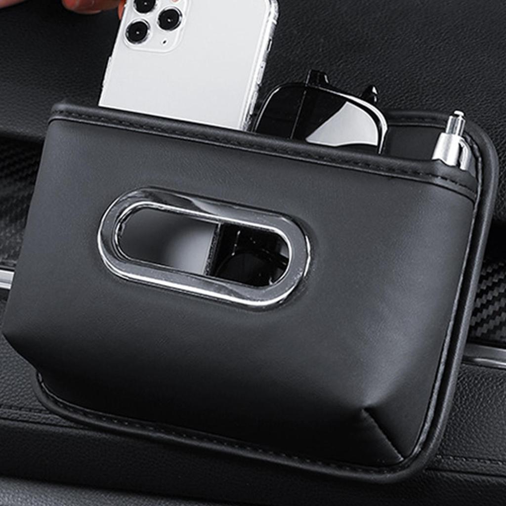 Auto-Taschentücherbox Leder Papiertuchspender Serviettenhalter Für Auto Für Sitzlehne Armlehne Konsole Sonnenblende SUV LKW Zuhause