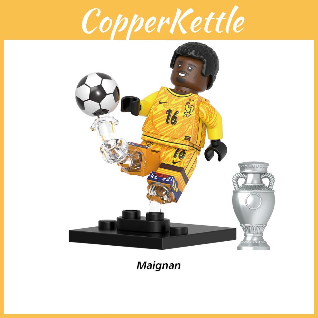 Children Soccer Plastic Building Block Models With Small Particle Blocks Fun For