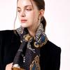 Mercion Wool Silk Scarf   White Tiger