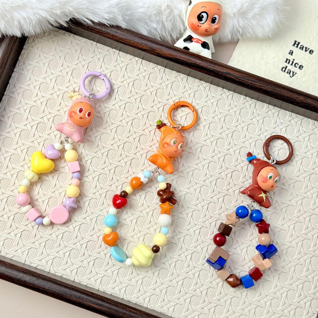 Star Doll Keychain: Randomly Designed Phone Charm and Backpack Pendant